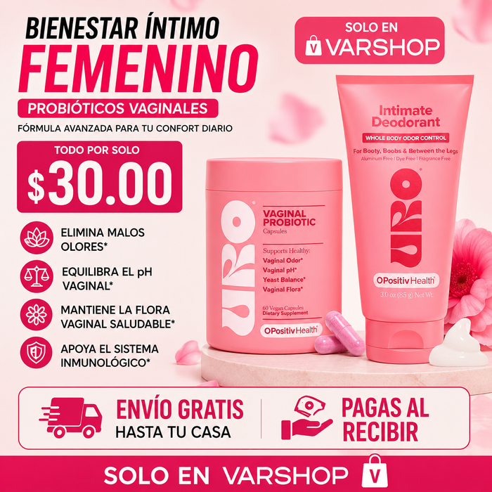 URO PROBIOTICOS + DESODORANTE INTIMO URO