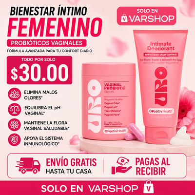 URO PROBIOTICOS + DESODORANTE INTIMO URO